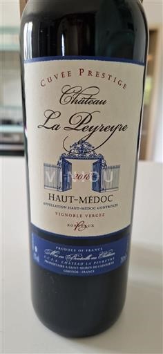 Bordeaux Haut-Médoc Château La Peyre Prestige 2018