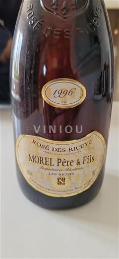 Samppanja Rosé-des-riceys Morel Père & Fils 1996