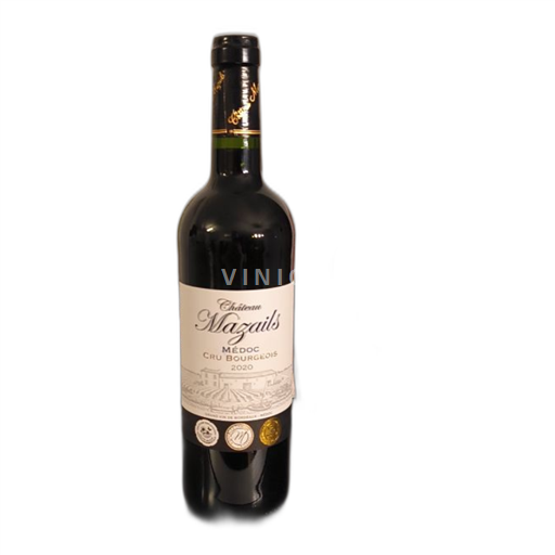 Bordéus Médoc Château Mazails Cru bourgeois 2020