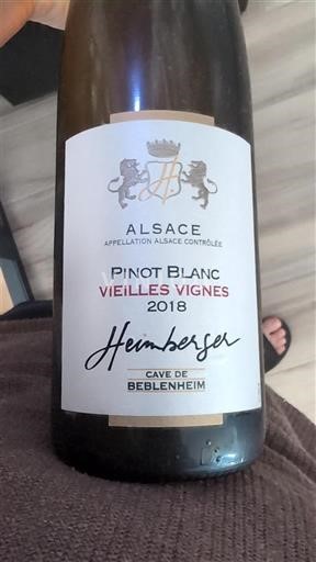 Alsácia Cave De Beblenheim Vieilles Vignes 2018