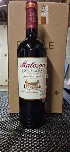 Bordeaux Malesan Sélectionnée 2019