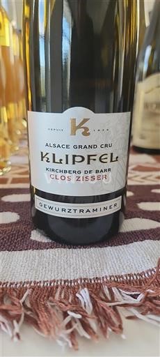 Alsacia No especificado Grand Cru Klipfel Clos Zisser 2010