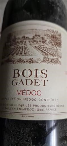 Bordeaux Médoc Bois Gadet 1995