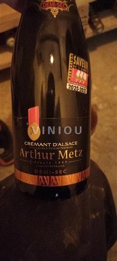 Alsace Crémant d'Alsace Arthur Metz Icke årgångsbetecknad