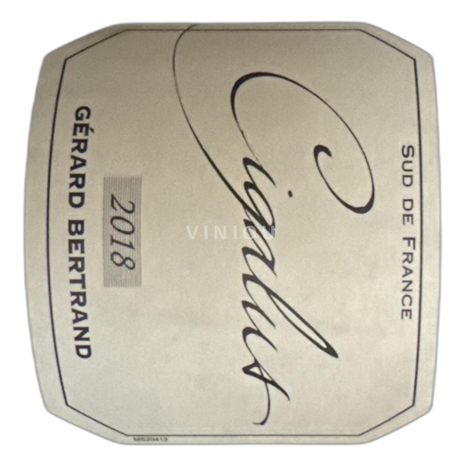 Languedoc og Roussillon Ikke specificeret Gérard Bertrand Cigalus 2018