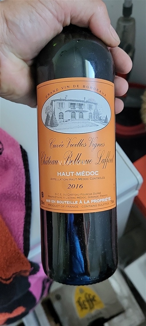 Bordeaux Haut-Médoc Château Bellevue Laffont Vieilles Vignes 2016