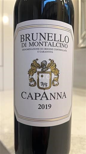 Tuscany Brunello di Montalcino Capanna 2019