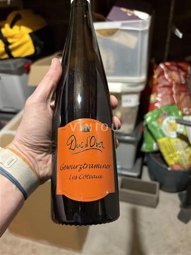 Alsace Gewurztraminer Duc Ober Les Coteaux Icke årgångsbetecknad