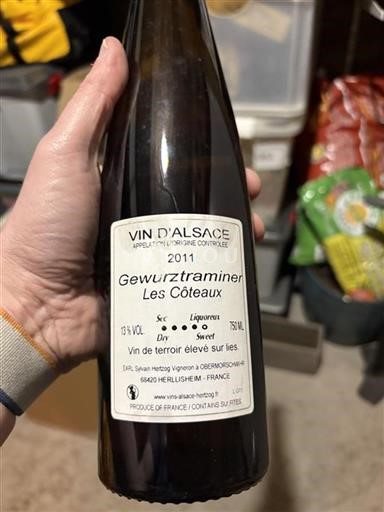 Alsace Ikke specificeret Earl Sylvain Hertzog Les Coteaux 2011