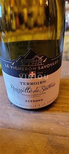 Savoie ja Bugey Roussette de Savoie Le Vigneron Savoyard Terroirs 2022
