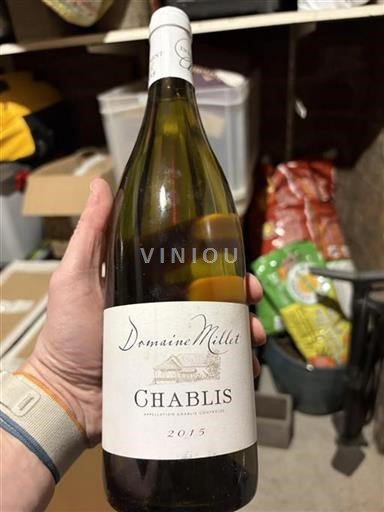 Borgonha Chablis Domaine Millet 2015