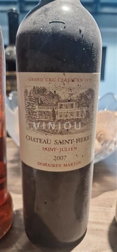 Bordeaux Saint-Julien Grand Cru Château Saint Pierre 2007