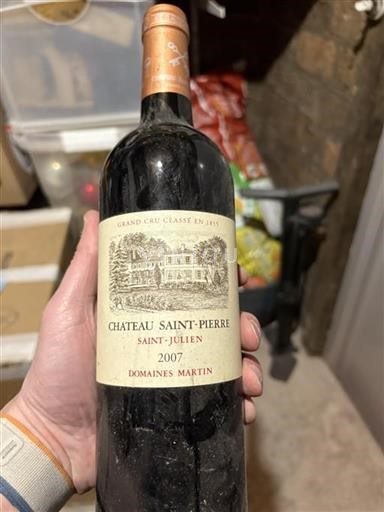 Bordeaux Saint-Julien Grand Cru Château Saint Pierre 2007
