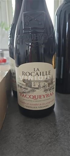 Rhônen laakso Vacqueyras La Rocaille Vieilles Vignes 2023