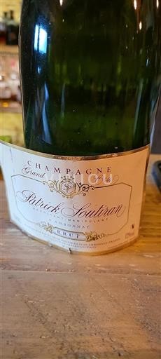Champaña Champán Grand Cru Patrick Soutiran Brut Sin añada