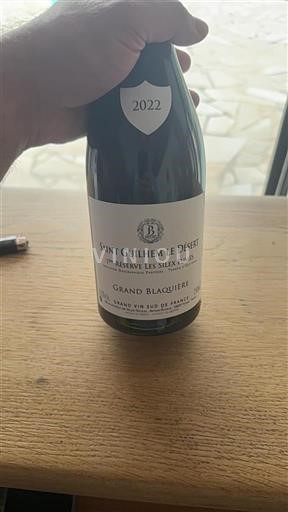 Vin Rouge sec Réserve Les Silex Fumés Grand Blanquiére 2022 France Languedoc et Roussillon Saint-Guilhem-le-Désert IGP