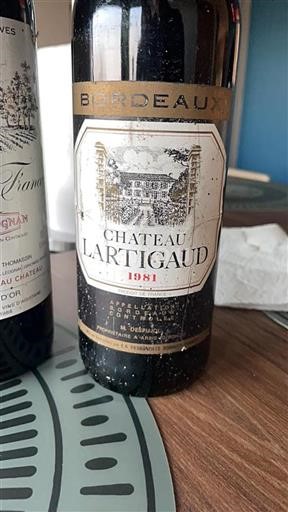 Bordeaux Château Lartigau 1981