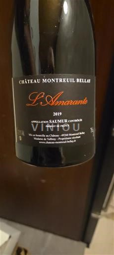 Loiretal Saumur Montreuil Bellay L'Amarante 2019