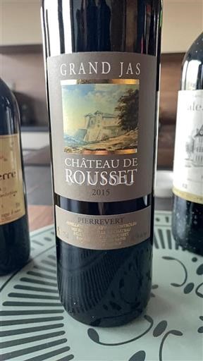 Rhônen laakso Pierrevert Château Rousset Grand Jas 2015
