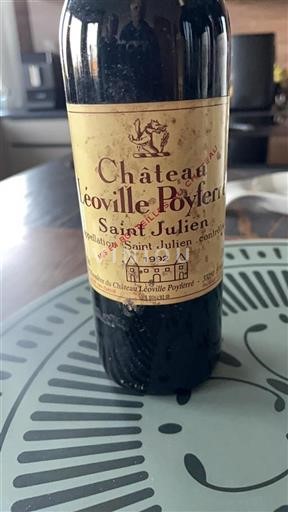 Bordéus Saint-Julien Grand Cru Château Leoville Poyferre 1992