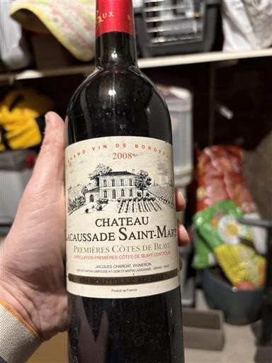 Bordeaux Ospecificerad Château Lacausse De Saintmartin 2008