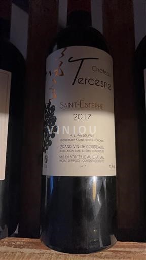 Vin Rouge sec Château Tercesne 2017 France Bordeaux Saint-Estèphe AOC