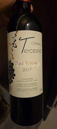 Bordeaux Saint-Estèphe Château Tercesne 2017