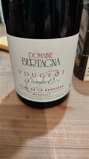 Borgogna Vougeot Premier Cru Domaine Bertagna Clos de la Perrière 2020