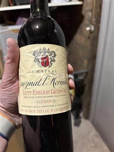 Burdeos Saint-Émilion Gran Cru Grand Cru Fauzinat L'hermitage 1988