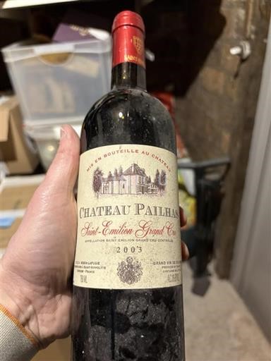 Burdeos Saint-Émilion Gran Cru Grand Cru Château Pailhas 2003