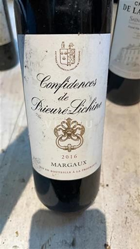 Bordeaux Margaux Grand Cru Château Prieurélichine Confidences 2016