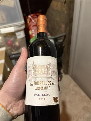 Bordeaux Pauillac Château Pichon Longueville Les Tourelles de Longueville 2014