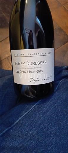 Borgonha Auxey-duresses Jeanson Parigot Les Deux Lieux-Dits 2022