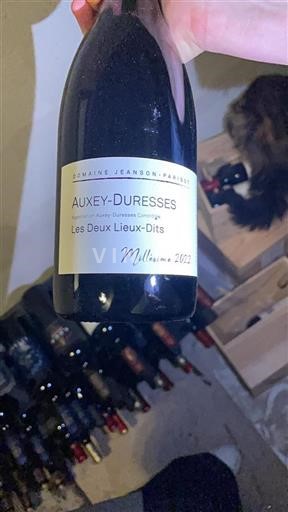 Vin Rouge sec Les Deux Lieux-Dits Domaine Jeanson-Parigot 2022 France Bourgogne Auxey-duresses AOC