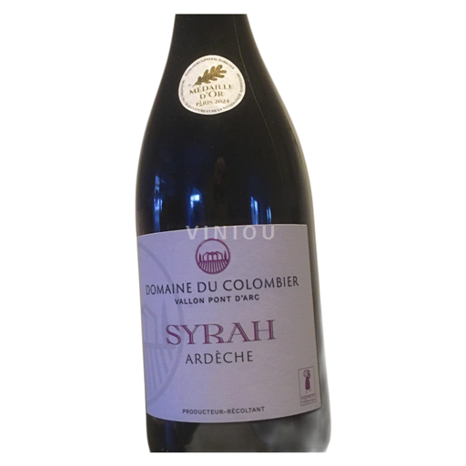 Alpen en Rhônevallei Ardèche Domaine Colombier Syrah 2023