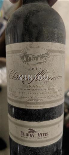 Bordeaux Graves Château Magneau 2012