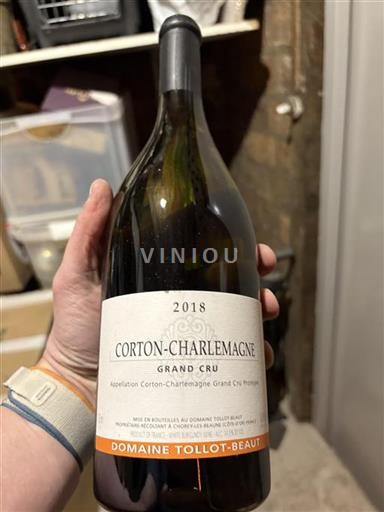 Borgoña Corton-Charlemagne Grand Cru Domaine Tollotbeaut 2018