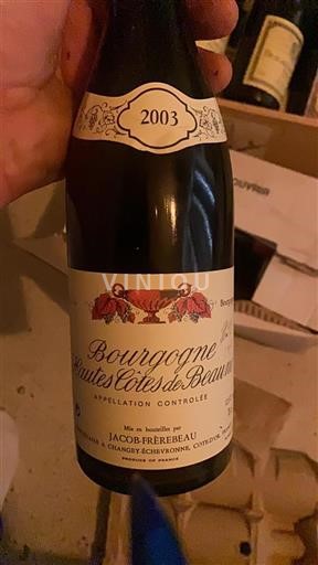 Burgund Hautes Côtes de Beaune Jacob Frerebeau 2003