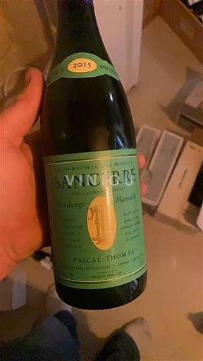 Loire Valley Sancerre Pascal Thomas 2015
