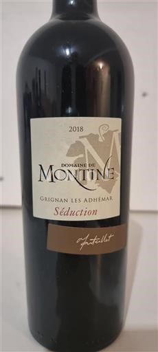 Rhône Valley Grignan-les-Adhémar Domaine Montine Séduction 2018