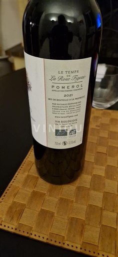 Bordeaux Pomerol Château La Rose Figeac Le Temps de la Rose Figeac 2021