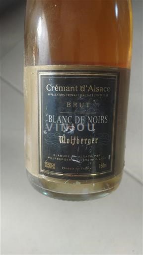Elzas Crémant d'Alsace Wolfberger Blanc de Noirs Niet-geïntegreerd