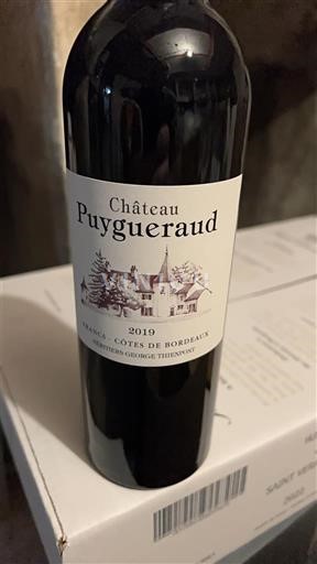 Bordeaux Francs-côtes-de-bordeaux Château Puygueraud 2019