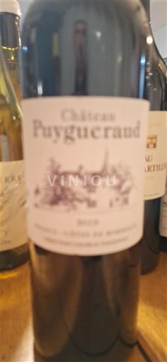 Bordéus Francs-Côtes-de-Bordéus Château Puygueraud 2019