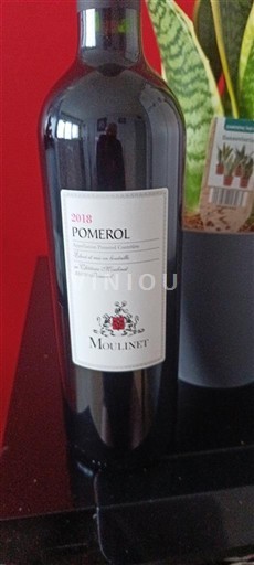 Bordeaux Pomerol Château Moulinet 2018