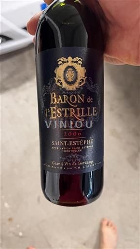 Bordeaux Saint-Estèphe Baron De L'estrille 2006