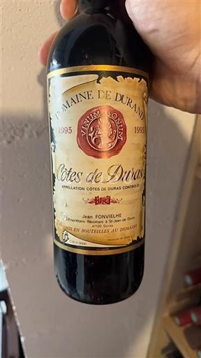 Sudoeste Côtes de Duras Domaine Durand 1995