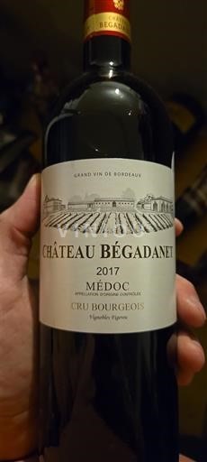 Bordeaux Médoc Cru Bourgeois Château Begadanet 2017