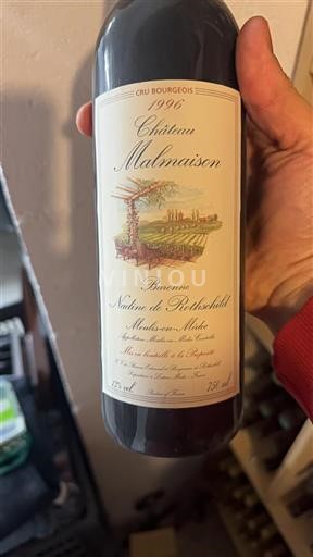 Burdeos Moulis-en-Médoc Cru Bourgeois Château Malmaison 1996