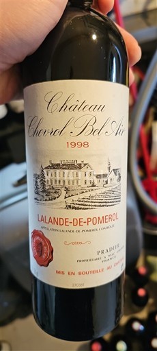 Бордо Лаланд-де-Помроль Chevrol Bel Air 1998